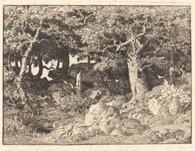 Querce rocciose da Theodore Rousseau