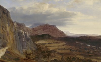 Vista di Saleve, vicino a Ginevra da Pierre Etienne Theodore Rousseau