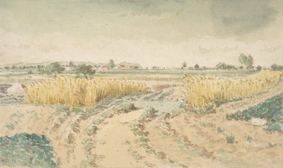 Campi di Grano, 1865 da Theodore Rousseau