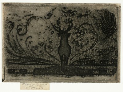 Un cervo, uno studio da Theodore Roussel