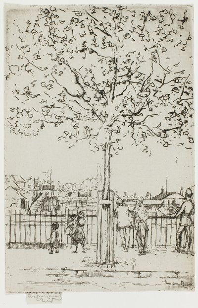 Chelsea Embankment, giugno, 5 p.m., 1889 da Theodore Roussel