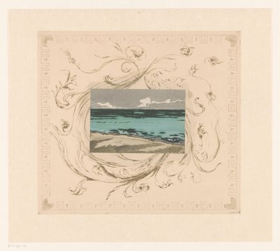 Gezicht op de zee bij Bognor Regis da Theodore Roussel