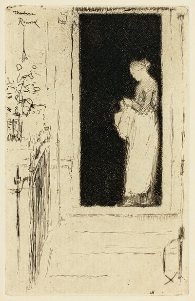 Penelope, una porta a Chelsea da Theodore Roussel