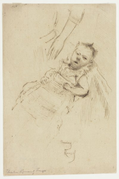 Ritratto di Margery Chambers, dieci settimane da Theodore Roussel