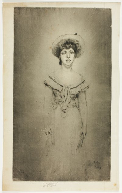 Ritratto di Miss Hetty Pettigrew da Theodore Roussel
