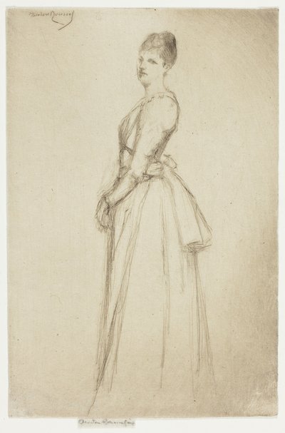 Ritratto della signora C. W. da Theodore Roussel