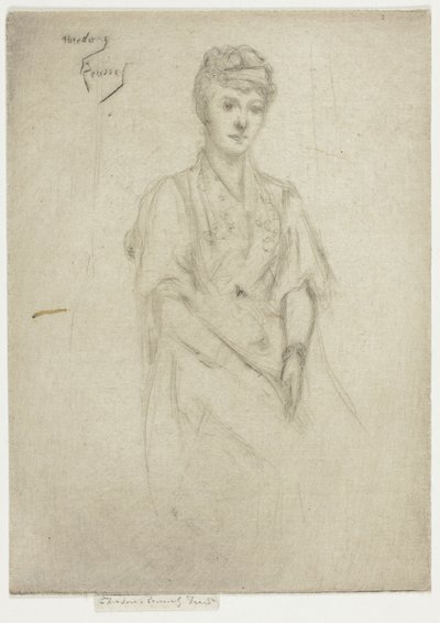 Ritratto della signora Cyprian Williams in costume da Theodore Roussel