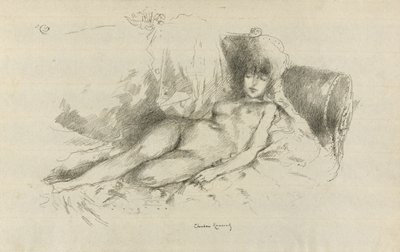 Studio dal Nudo, Donna Addormentata da Theodore Roussel