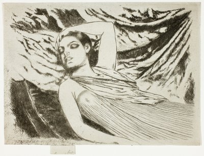La modella dormiente o La dormiente da Theodore Roussel
