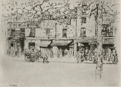 La strada, Chelsea Embankment da Theodore Roussel
