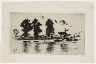 Il Tamigi, sera da Theodore Roussel