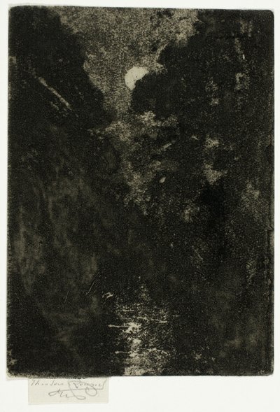 Alberi al chiaro di luna da Theodore Roussel