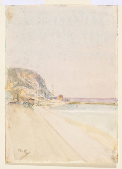 Veduta della scogliera orientale, Hastings da Theodore Roussel