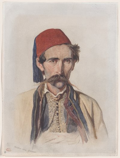 Slavo con baffi a Belgrado da Theodore Valerio