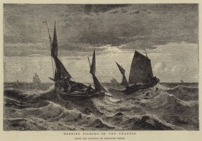 Pesca delle aringhe nel canale da Theodore Weber