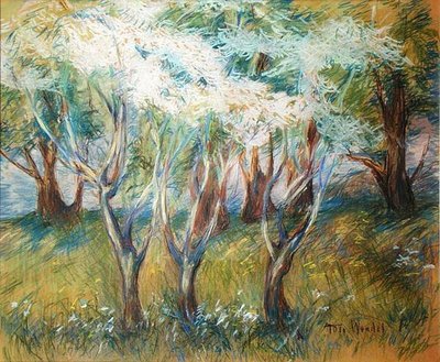 Frutteto a Giverny da Theodore Wendel