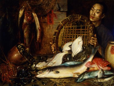 Il pescivendolo cinese da Theodore Wores