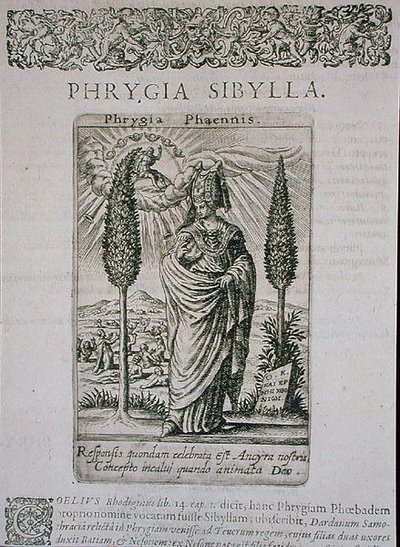 Sibilla Frigia, copia di illustrazione da 