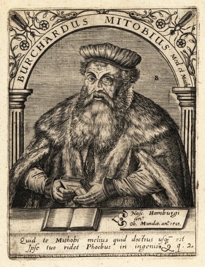 Burkhard Mithoff, anatomista e medico da Theodore de Bry