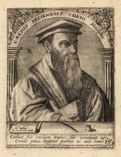Celio Secondo Curione, umanista italiano da Theodore de Bry