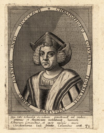Cristoforo Colombo da Theodore de Bry