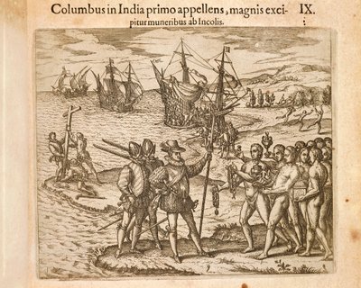 Cristoforo Colombo sbarca sull