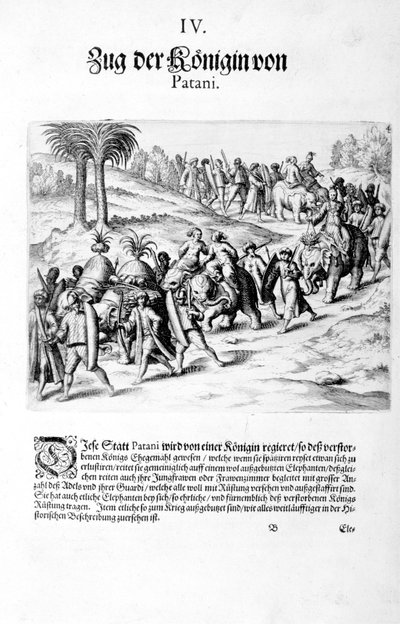 Convoglio della Regina, 1606 da Theodore de Bry
