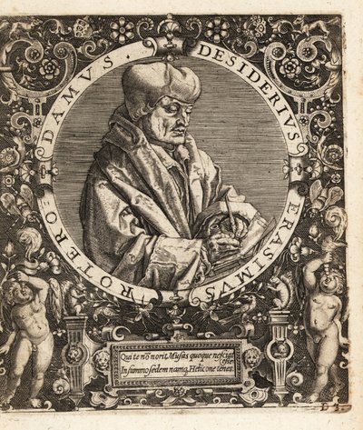 Erasmo da Rotterdam da Theodore de Bry