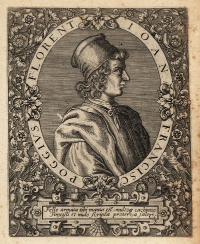 Gian Francesco Poggio Bracciolini da Theodore de Bry