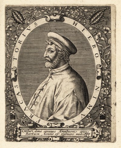 Girolamo Fracastoro, medico italiano da Theodore de Bry