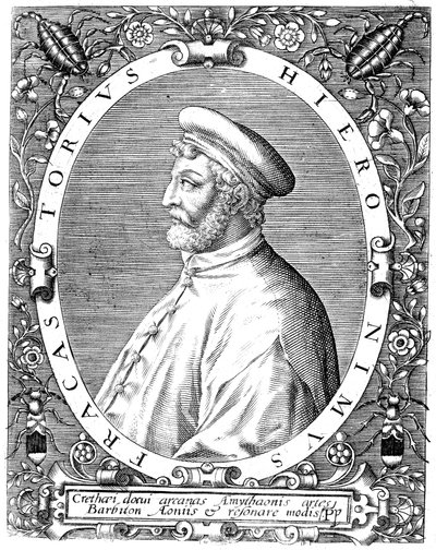Girolamo Frascatoro, medico, poeta e astronomo italiano, fine XVI secolo da Theodore de Bry