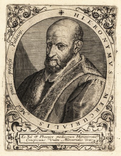 Girolamo Mercuriale, filologo italiano da Theodore de Bry