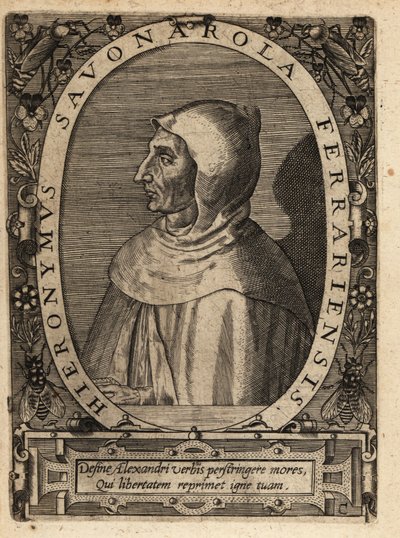 Girolamo Savonarola da Theodore de Bry