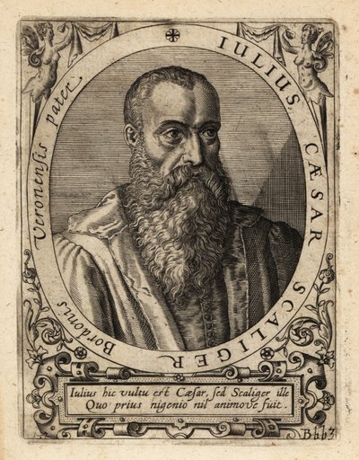 Giulio Cesare della Scala, studioso italiano da Theodore de Bry