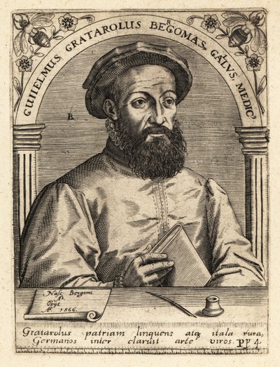 Guglielmo Gratarolo da Theodore de Bry