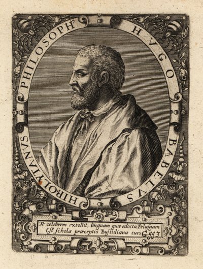 Hugues Babet, filosofo francese da Theodore de Bry