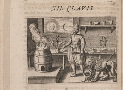 Illustrazione per Tripvs avrevs, hoc est, Tres tractatvs chymici selectissimi.., 1618 da Theodore de Bry