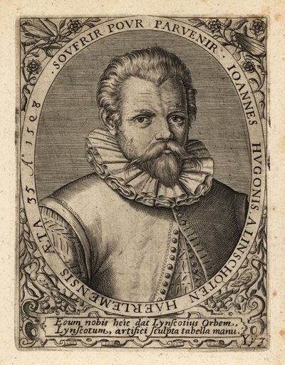 Jan Huyghen van Linschoten, mercante protestante olandese da Theodore de Bry