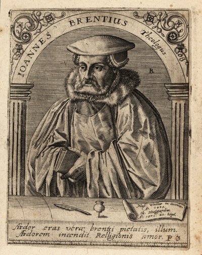 Johann Brenz da Theodore de Bry