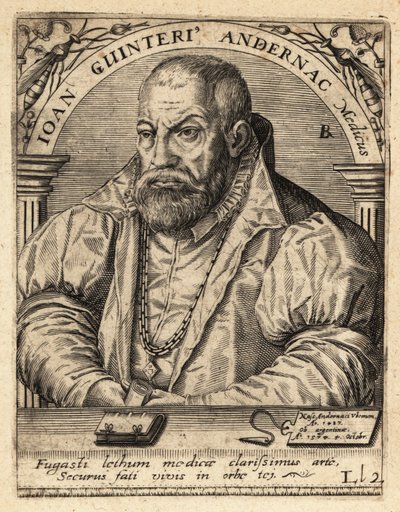 Johann Winter von Andernach, medico tedesco da Theodore de Bry