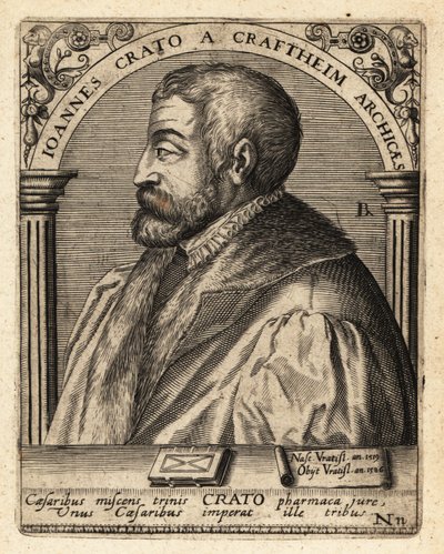 Johannes Crato von Krafftheim da Theodore de Bry