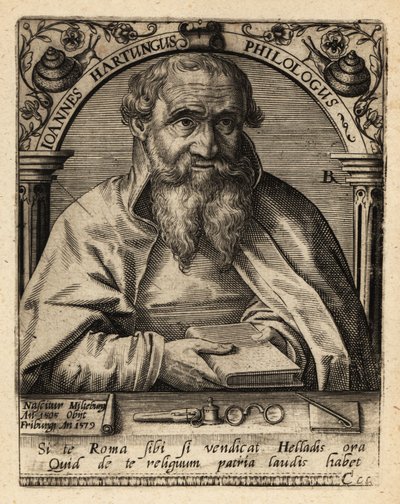 Johannes Hartung, grecista ebraista tedesco da Theodore de Bry