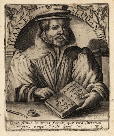 Johannes Sleidan, storico lussemburghese da Theodore de Bry
