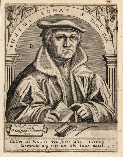 Justus Jonas, il Vecchio da Theodore de Bry