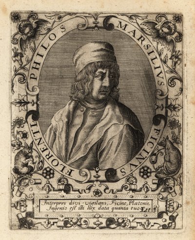 Marsilio Ficino da Theodore de Bry