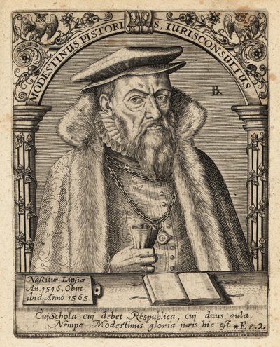 Modestinus Pistoris da Theodore de Bry
