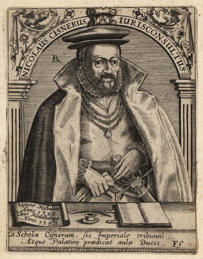 Nikolaus Cisnerus da Theodore de Bry