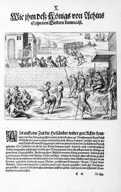 Offerte al re, 1606 da Theodore de Bry