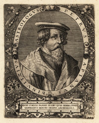 Peter Apian, astronomo tedesco da Theodore de Bry