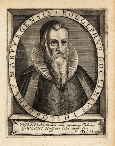 Rudolph Goclenius il Vecchio da Theodore de Bry